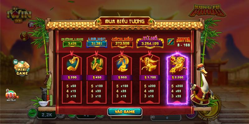 Slot game Kungfu Panda