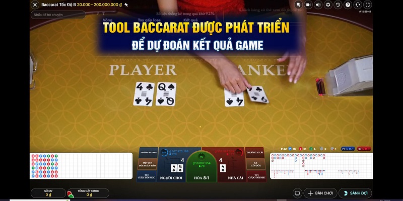 Tăng tỷ lệ thắng cho người chơi baccarat